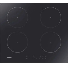 Plaque de cuisson vitrocéramique avec quatre zones de cuisson