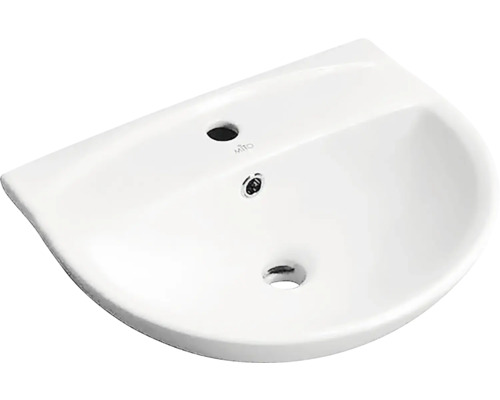 Standard-Waschtisch Cersanit Mito 58,5 x 42,5 cm weiß glänzend CCWS1001833554