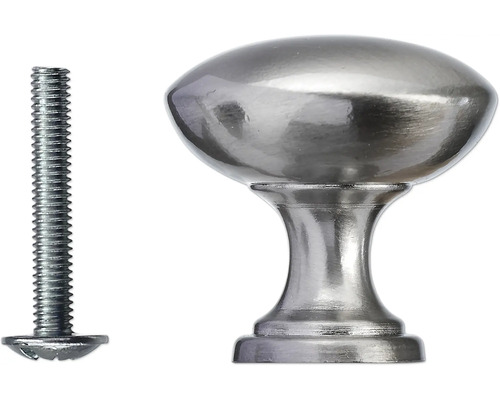 Möbelknopf aus Metall mit Schraube