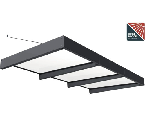 Auvent de terrasse avec technologie Heat Block