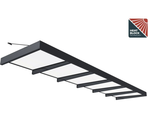 Toit de terrasse avec technologie de blocage de la chaleur