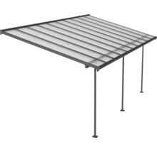 Terrassenüberdachung CANOPIA by Palram Sierra 3x6.10 619 x 295 cm anthrazit