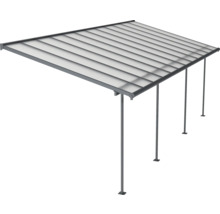 Toiture pour terrasse CANOPIA by Palram Sierra 3x7.30 739 x 295 cm anthracite