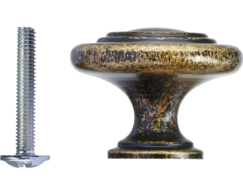 Bouton de meuble avec vis