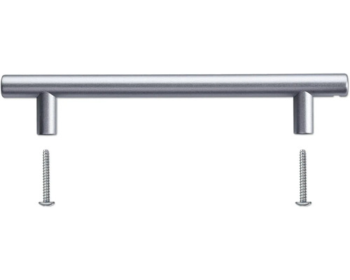 Poignée barre en métal avec vis