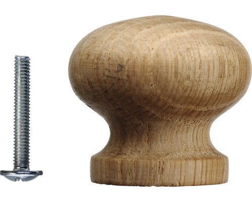 Holzmöbelknopf mit Schraube