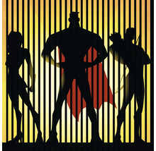 Akustikpaneel digital bedruckt Hero 1 1195 x 1133 x 19 mm Set = 2 Einzelpaneele