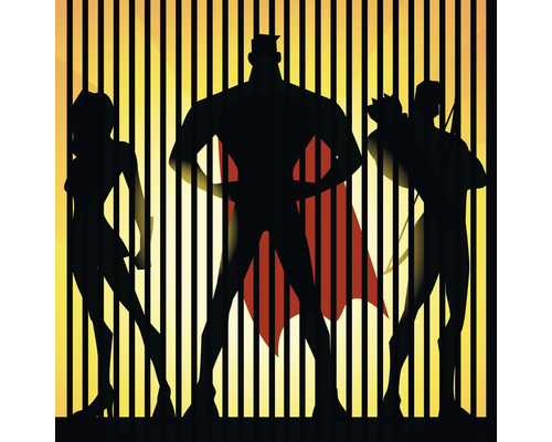 Akustikpaneel digital bedruckt Hero 1 1195 x 1133 x 19 mm Set = 2 Einzelpaneele Akustikpaneel digital bedruckt Hero 1 1195 x 1133 x 19 mm Set = 2 Einzelpaneele