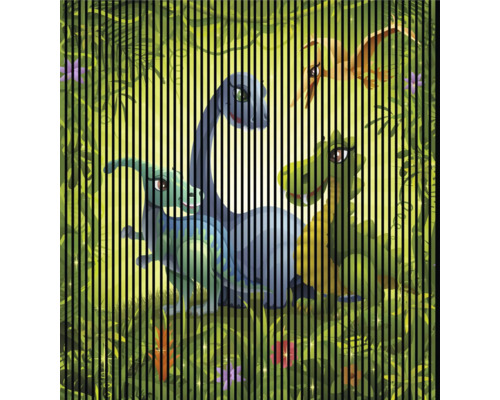 Akustikpaneel digital bedruckt Dinos 1 2400 x 2253 x 19 mm Set = 4 Einzelpaneele Akustikpaneel digital bedruckt Dinos 1 2400 x 2253 x 19 mm Set = 4 Einzelpaneele