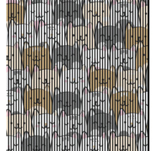 Panneau acoustique impression numérique Kitty 1 2400 x 2253 x 19 mm set = 4 panneaux individuels