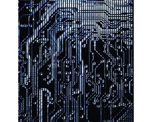 Akustikpaneel digital bedruckt Chip 1 2400 x 2253 x 19 mm Set = 4 Einzelpaneele
