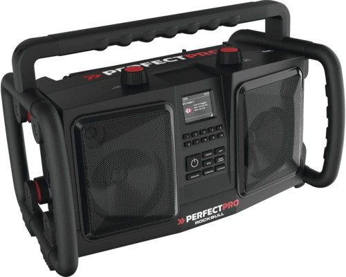 Radio de chantier avec radio numérique, port USB et connexion AUX