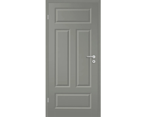 Porte d'intérieur Pertura Pila 04 Q 86x198,5 cm laque gris noble à gauche