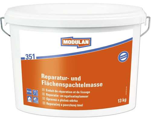 Mastic de réparation et de lissage MODULAN 351 blanc 13 kg