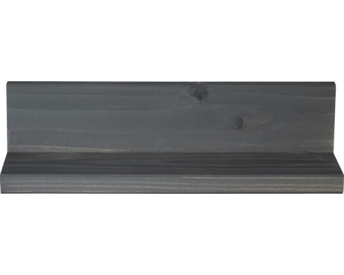 Graue Holz-Sockelleiste