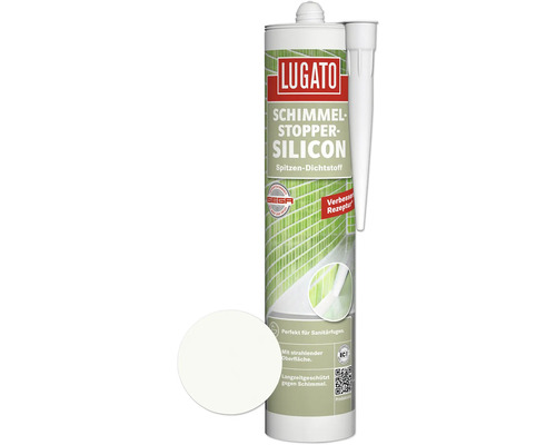 Silicone anti-moisissures Lugato blanc 310 ml