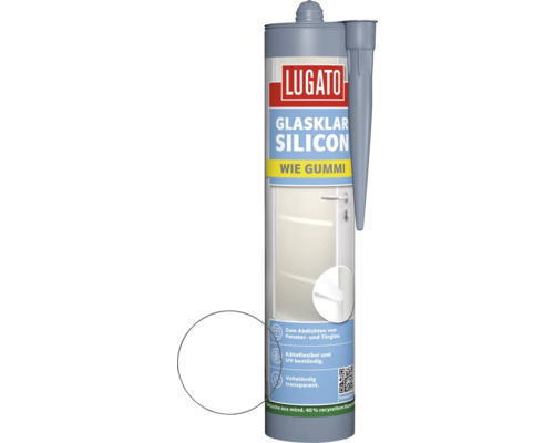 Silicone transparent Lugato Comme du caoutchouc transparent 310 ml