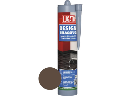 Matériau d'étanchéité spécial Lugato Joint de revêtement design noyer 310 ml