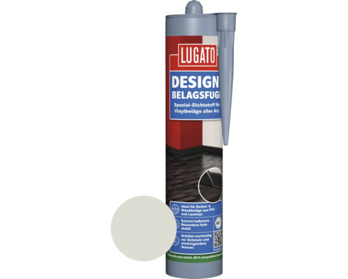 Matériau d'étanchéité spécial Lugato Joint de revêtement design gris argent 310 ml
