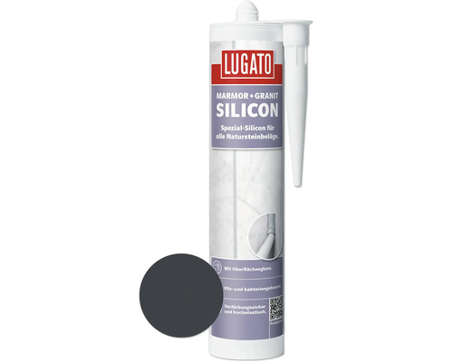 Silicone spécial Lugato Marbre + Granit anthracite 310 ml