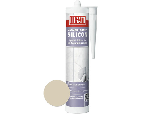 Silicone spécial Lugato Marbre + Granit beige Bahamas 310 ml