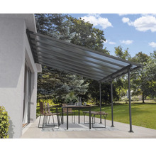 Toiture pour terrasse CANOPIA by Palram Feria 4x4.2 425 x 380 cm anthracite