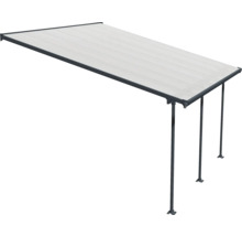 Toiture pour terrasse CANOPIA by Palram Feria 4x4.2 425 x 380 cm anthracite