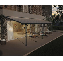 Terrassenüberdachung CANOPIA by Palram Feria 3x8.51 851 x 294 cm anthrazit