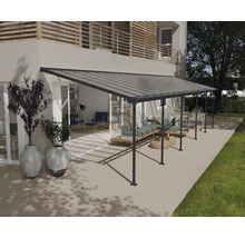 Toiture pour terrasse CANOPIA by Palram Feria 3x10.35 1035 x 294 cm anthracite