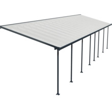 Toiture pour terrasse CANOPIA by Palram Feria 3x12.20 1220 x 294 cm anthracite