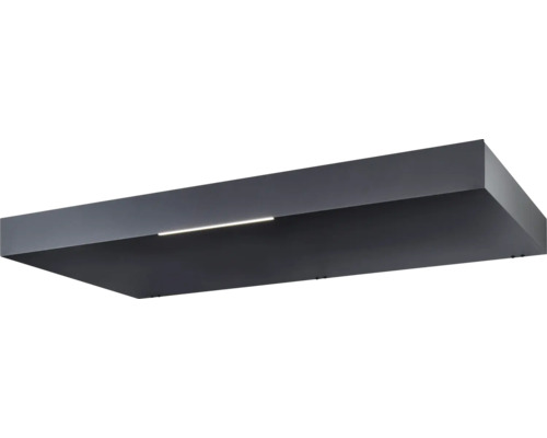 Graue Deckenleuchte mit LED