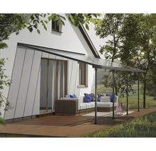 Terrassenüberdachung CANOPIA by Palram Feria 4x6.06 606 x 380 cm anthrazit