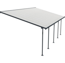 Terrassenüberdachung CANOPIA by Palram Feria 4x7.87 787 x 380 cm anthrazit