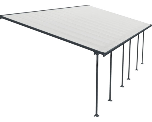 Pergola mit Lamellendach und Stützpfosten für den Aussenbereich