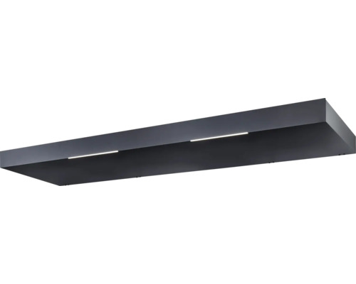 Schwarze LED Deckenleuchte
