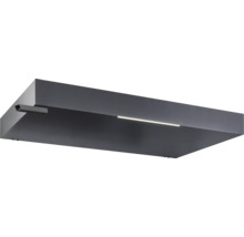 Applique murale LED grise de forme rectangulaire