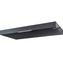 Graue Deckenleuchte mit LED-Beleuchtung