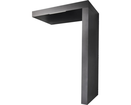 Schwarze Aussenleuchte