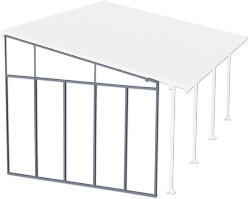 Carport en acier avec toit