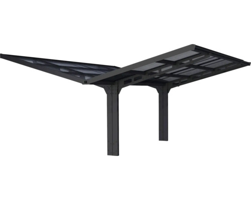 Abri à double pilier avec toit