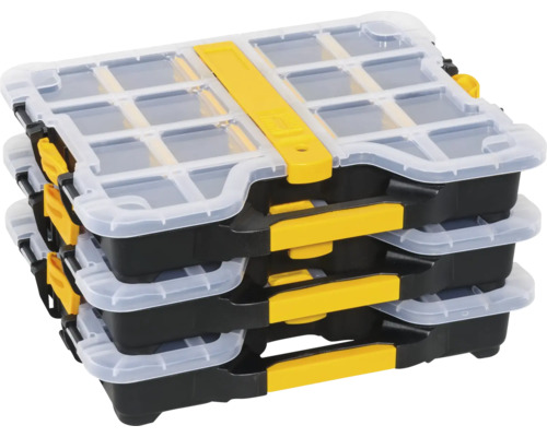 Plan de travail Allit 29,5 x 15,5 x 23,5 cm noir jaune