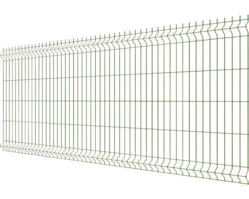 Portail simple en grillage 251 x 103 cm, vert