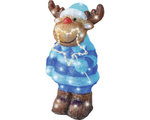 Dekofigur Rentier mit LED Beleuchtung für den Innenbereich