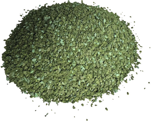Haufen Grüngranulat