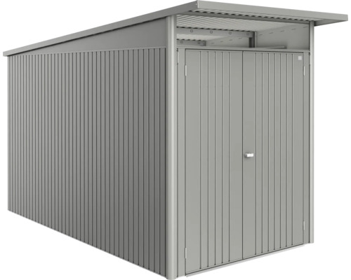 Abri de jardin biohort AvantGarde Eco A4 porte à deux vantaux 180 x 380 cm gris quartz métallique Abri de jardin biohort AvantGarde Eco A4 porte à deux vantaux 180 x 380 cm gris quartz métallique