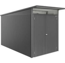Gartenhaus Biohort AvantGarde Eco A4 Doppeltür 180 x 380 cm dunkelgrau-metallic