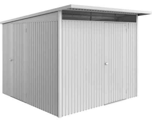 Porte supplémentaire biohort AvantGarde Eco argent métallique Abri de jardin en métal avec double porte