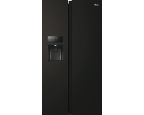 Réfrigérateur américain Réfrigérateur-congélateur HAIER HSR5918DIPB 90,8 x 177,5 x 65,9 cm réfrigérateur 333 l congélateur 178 l