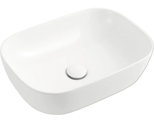 Lavabo à poser Jungborn FOUR 46,5 x 33 cm blanc brillant