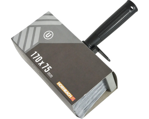 Schleifpapier, 170x75 Millimeter, mit Halterung